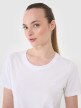 Damski t-shirt regular 4F 4FWMM00TTSHF2356 - biały