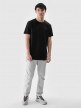 Męski t-shirt basic 4F 4FWMM00TTSHM2256 - czarny