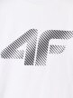 Męski t-shirt z nadrukiem 4F 4FWMM00TTSHM2257 - biały