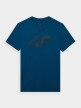 4F Męski tshirt z nadrukiem 4F 4FWMM00TTSHM2257  turkusowy Turkusowy
