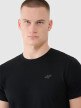 Męski t-shirt basic 4F 4FWMM00TTSHM2657 - czarny