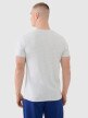 Męski t-shirt basic 4F 4FWMM00TTSHM2657 - szary