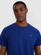 Męski t-shirt basic 4F 4FWMM00TTSHM2657 - niebieski