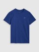 Męski t-shirt basic 4F 4FWMM00TTSHM2657 - niebieski