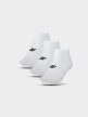 4F Męskie skarpetki treningowe (3pack) 4F 4FWMM00UFSOM203  białe Biały