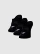 4F Męskie skarpetki stopki 4F (3pack) 4FWMM00USOCM477  czarne Czarny