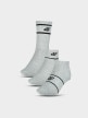 4F Skarpetki casual uniseks (3pack) 4F 4FWMM00USOCU377  szare Szary