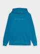 Męska bluza nierozpinana z kapturem 4F 4FWSS24TSWSM0948 - niebieska
