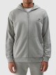 Męska bluza rozpinana z kapturem 4F 4FWSS24TSWSM1011 - szara