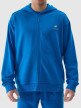 Męska bluza rozpinana z kapturem 4F 4FWSS24TSWSM1011 - niebieska