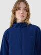 Damski polar rozpinany z kapturem 4F 4FWSS25TFLEF323 - granatowy