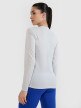 Damski longsleeve do biegania 4F 4FWSS25TFLOF328 - szary