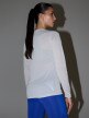 Damski longsleeve do biegania 4F 4FWSS25TFLOF328 - szary