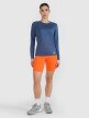 Damski longsleeve do biegania 4F 4FWSS25TFLOF328 - niebieski
