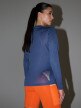 Damski longsleeve do biegania 4F 4FWSS25TFLOF328 - niebieski