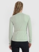 Damski longsleeve rowerowy 4F 4FWSS25TFLOF343 - zielony
