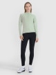 Damski longsleeve rowerowy 4F 4FWSS25TFLOF343 - zielony