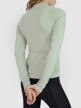 Damski longsleeve rowerowy 4F 4FWSS25TFLOF343 - zielony
