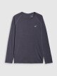 Męski longsleeve trekkingowy 4F 4FWSS25TFLOM330 - granatowy
