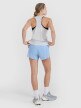 Damskie spodenki do biegania 4F 4FWSS25TFSHF0881 - niebieskie
