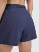 Damskie spodenki do biegania 4F 4FWSS25TFSHF0882 - granatowe