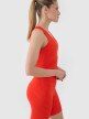Damski top treningowy 4F 4FWSS25TFSLF413 - czerwony