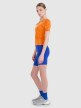 Damskie legginsy kolarki do biegania 4F 4FWSS25TFSTF027 - niebieskie