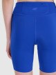 Damskie legginsy kolarki do biegania 4F 4FWSS25TFSTF027 - niebieskie
