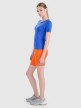 Damskie legginsy kolarki do biegania 4F 4FWSS25TFSTF027 - pomarańczowe