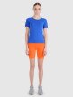 Damskie legginsy kolarki do biegania 4F 4FWSS25TFSTF027 - pomarańczowe