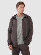Męska bluza treningowa 4F 4FWSS25TFSWM458 - brązowa