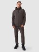 Męska bluza treningowa 4F 4FWSS25TFSWM458 - brązowa