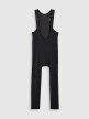 Damskie legginsy kolarskie z szelkami 4F 4FWSS25TFTIF331 - czarne