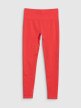 Damskie legginsy treningowe 4F 4FWSS25TFTIF380 - czerwone