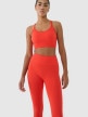 Damskie legginsy treningowe 4F 4FWSS25TFTIF380 - czerwone
