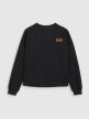 Damski longsleeve oversize 4F 4FWSS25TLONF393 - czarny