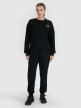 Damski longsleeve oversize 4F 4FWSS25TLONF393 - czarny