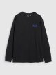 Męski longsleeve oversize 4F 4FWSS25TLONM390 - czarny