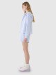 Damskie spodenki dresowe 4F 4FWSS25TSHOF540 - niebieskie