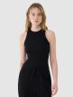 Damski top basic 4F 4FWSS25TSLEF119 - czarny