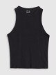 Damski top basic 4F 4FWSS25TSLEF119 - czarny