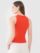 Damski top basic 4F 4FWSS25TSLEF119 - czerwony