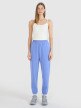 Damski crop-top na ramiączkach 4F 4FWSS25TSLEF127 - biały