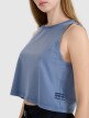Damski t-shirt z nadrukiem 4F 4FWSS25TSLEF160 - niebieski