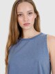 Damski t-shirt z nadrukiem 4F 4FWSS25TSLEF160 - niebieski