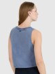 Damski t-shirt z nadrukiem 4F 4FWSS25TSLEF160 - niebieski