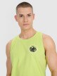 Męski top oversize 4F 4FWSS25TSLEM122 - zielony