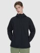 Męski softshell z kapturem 4F 4FWSS25TSOFM324 - czarny