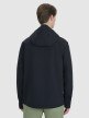 Męski softshell z kapturem 4F 4FWSS25TSOFM324 - czarny