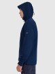 Męski softshell z kapturem 4F 4FWSS25TSOFM324 - granatowy
